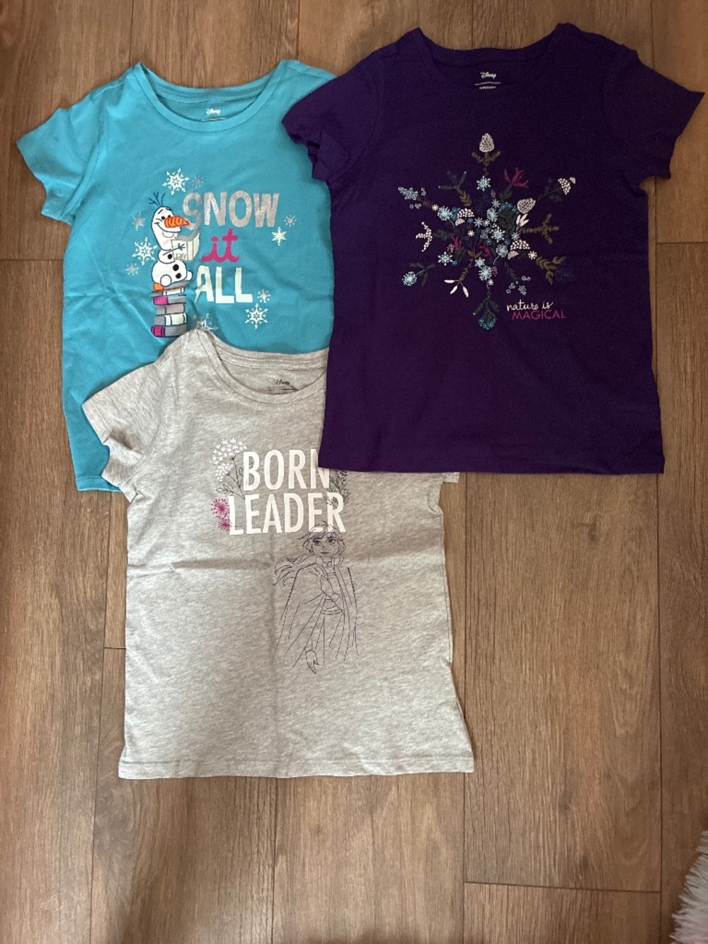 3 pack Disney Frozen Tops